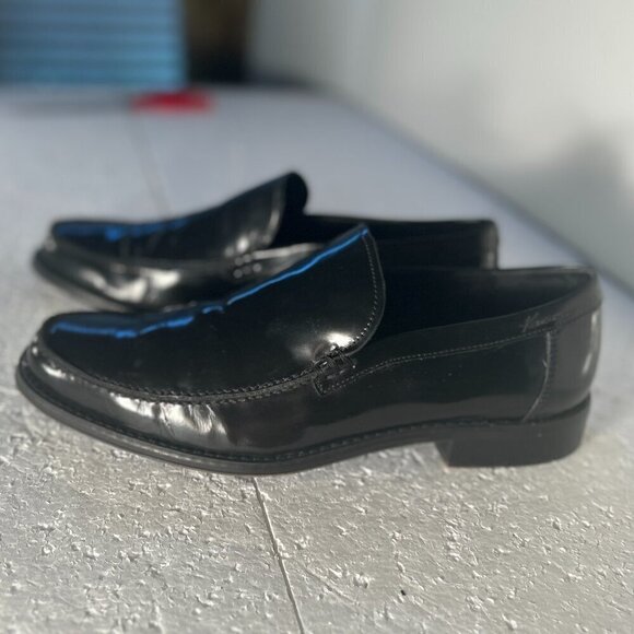 Kenneth Cole SZ 7.5 Men\'s New Leaf Black Leather Loafer Dress Office Old Money main image 7